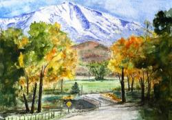Mount Sopris from the Crystal Valley Trail